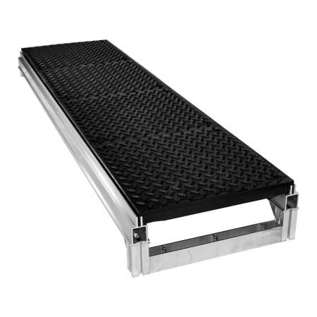 Tennesee Mat Co Wearwell FOUNDATION Diamond-Plate Platform KIT 8inH x 18inW x 36inL FP3x8x18x36BK
